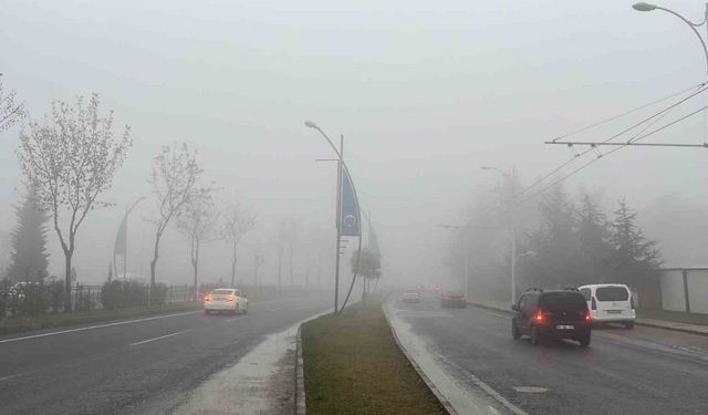 Malatya’da sis etkili oldu