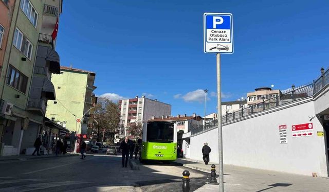 Mehmet Ali Paşa Cami’ye cenaze otobüsü park alanı