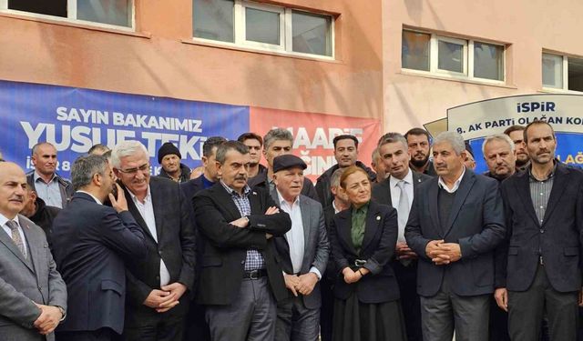 Milli Eğitim Bakanı Tekin, Erzurum’da ilçe kongrelerine katıldı