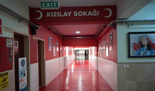 Niğde Güzel Sanatlar Lisesi’nde Hilal-i Ahmer Sokağı açıldı