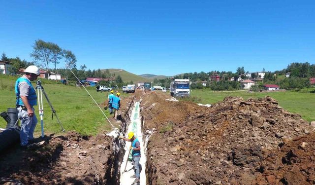 Ordu’nun 19 ilçesinde altyapı çalışmaları devam ediyor