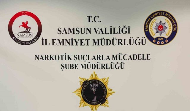 Samsun’da 3 bin 472 adet uyuşturucu hap ele geçirildi