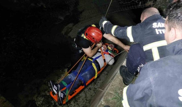 Samsun’da dereye uçan otomobilde can pazarı: 1 ölü, 1 yaralı