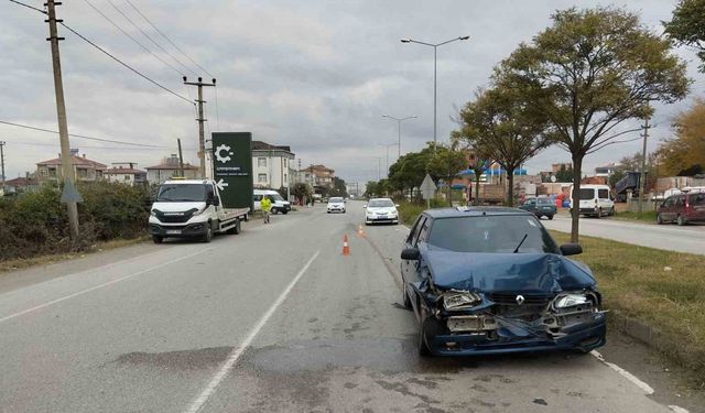 Samsun’da trafik kazası: 1 yaralı