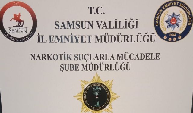 Samsun’da uyuşturucu maddeler ele geçirildi