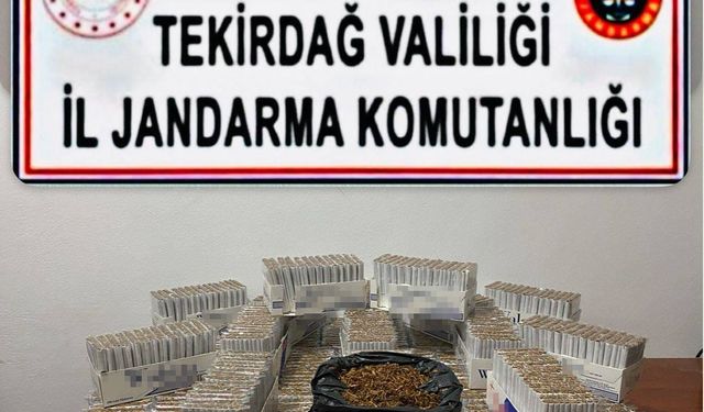 Tekirdağ’da tütün ürünleri denetiminde 11 bin 820 makaron ele geçirildi