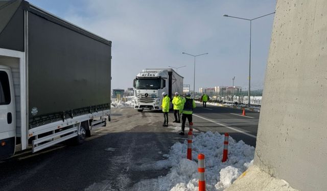 Ekiplerden ticari araçlara yönelik zorunlu kış lastiği uygulaması