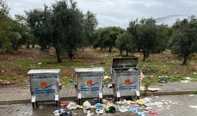 Karacasu Belediyesi’nden çöp uyarısı