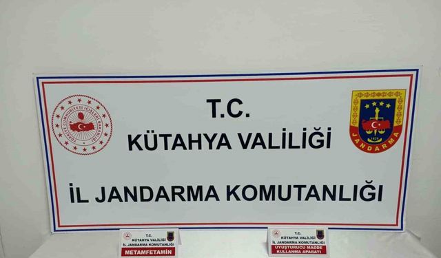 Kütahya’da uyuşturucu operasyonu: 65 gram metamfetamin ele geçirildi