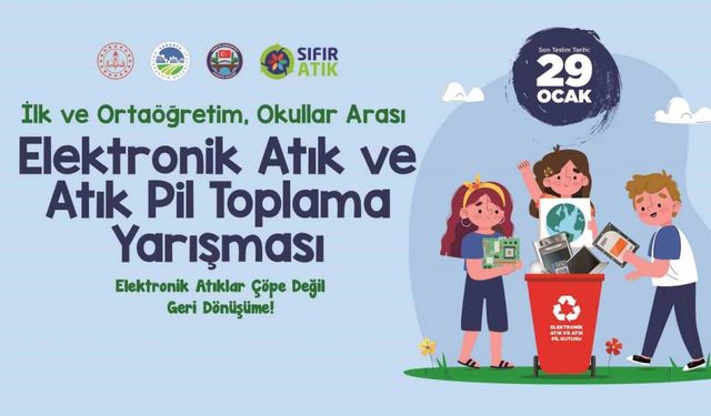 Sakarya’da elektronik atık ve atık pil toplama yarışması