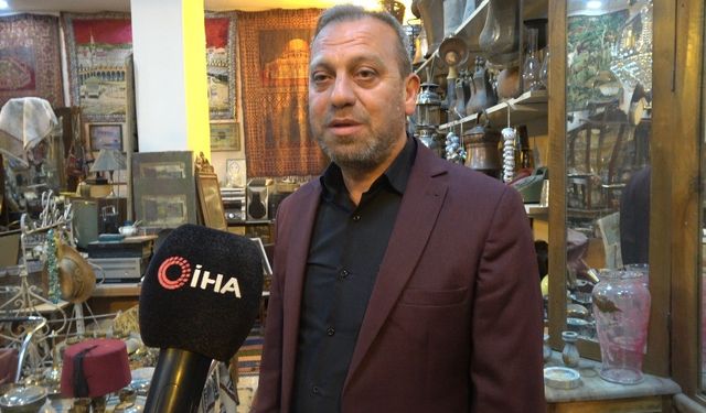 Kilis’te geçmişi geleceğe aktaran antika dükkanı müze olma yolunda