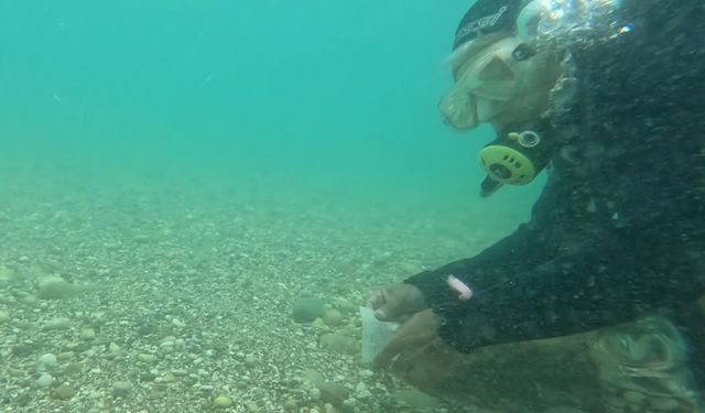 Antalya’da deniz dibindeki Hıdırellez dilekleri şaşırttı