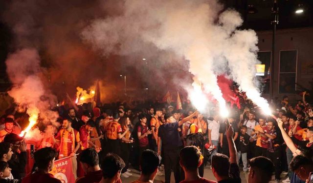 Galatasaray’ın şampiyonluğu Elazığ’da coşkuyla kutlandı