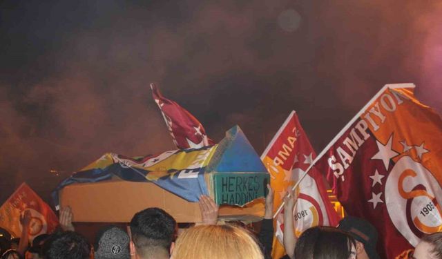 Galatasaray’ın şampiyonluğu Kayseri’de coşkuyla kutlandı