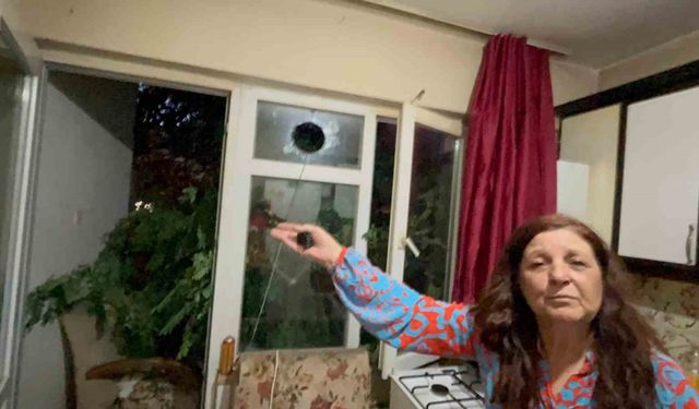 Balkonda kahve içerken üzerine ağaç devrildi