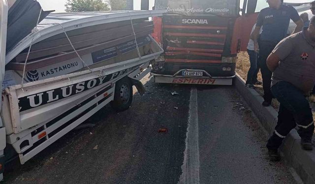 Konya’da zincirleme kaza: 1 yaralı