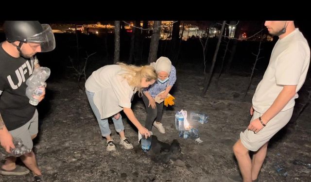 Tatlıses’in eski eşi Ayşegül Yıldız’dan yangın bölgesine destek