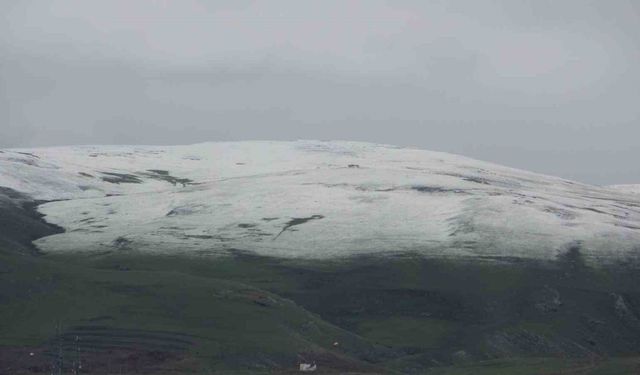 Ardahan’da yüksek kesimler beyaza büründü