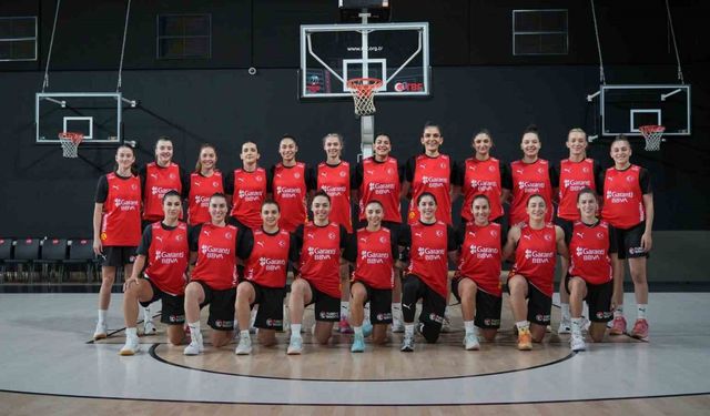 A Milli Kadın Basketbol Takımı, hazırlık kampı için toplandı