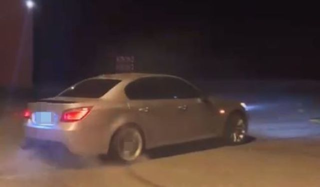 Artvin’de drift yapan sürücüye 46 bin lira cezası