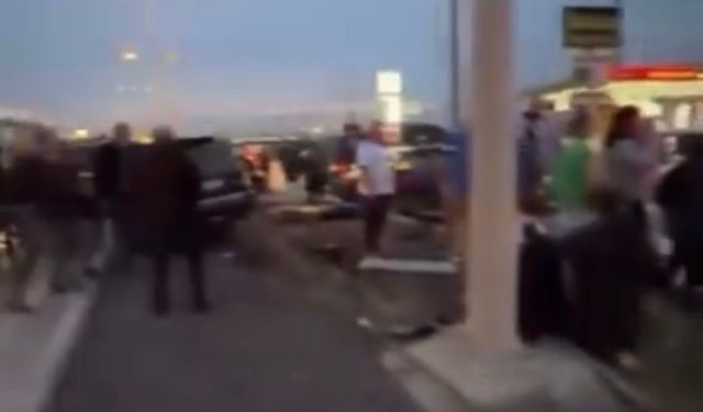 Bandırma'da 6 araçlı zincirleme kaza: 1 yaralı