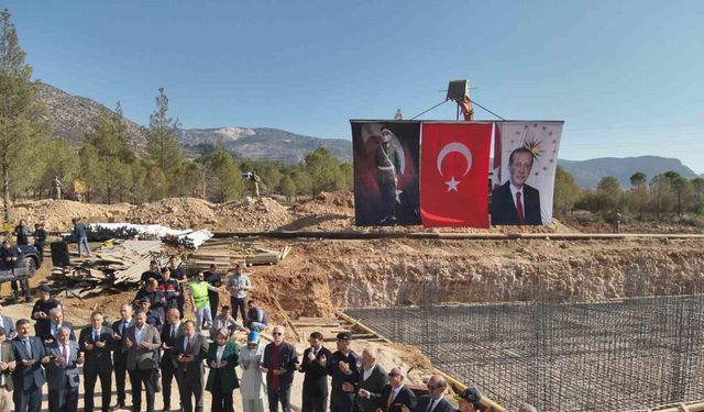 Bucakkışla’da jandarma karakolu hizmet binasının temeli törenle atıldı