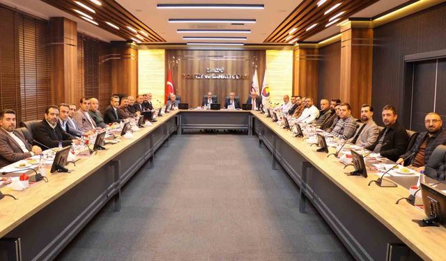 Elazığ TSO meclis toplantısında bir araya geldi