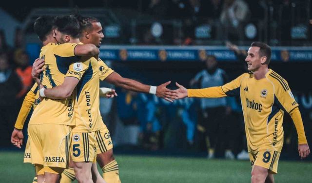 Fenerbahçe, galibiyet serisini 5 maça çıkardı