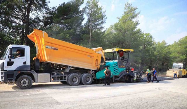 Fethiye Ölüdeniz 2. etap yol çalışması devam ediyor