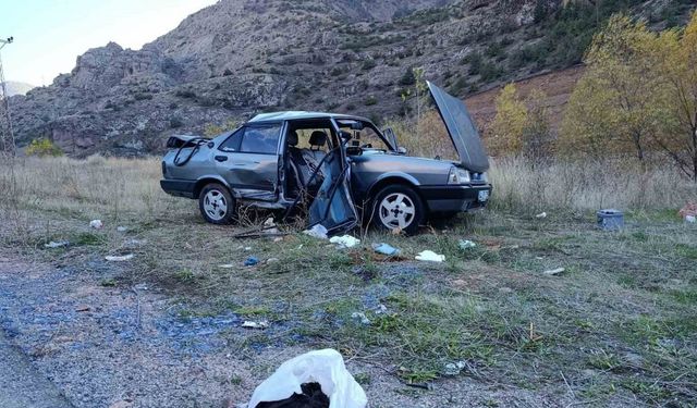 Gümüşhane’de iki araç çarpıştı: 4 yaralı