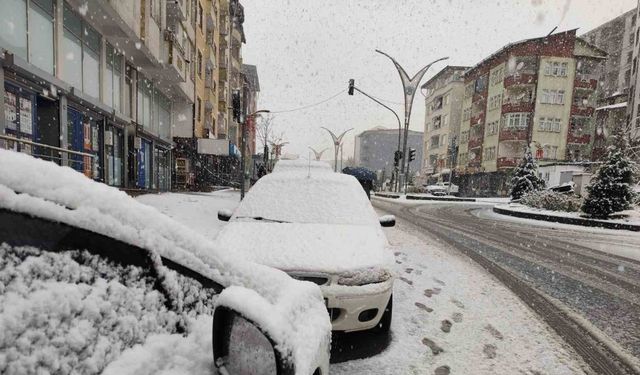 Hakkari’de mevsimin ilk karı yağdı