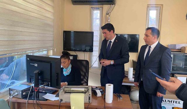 Kaymakam Erdoğan Gümrük Müdürlüğünü ziyaret etti