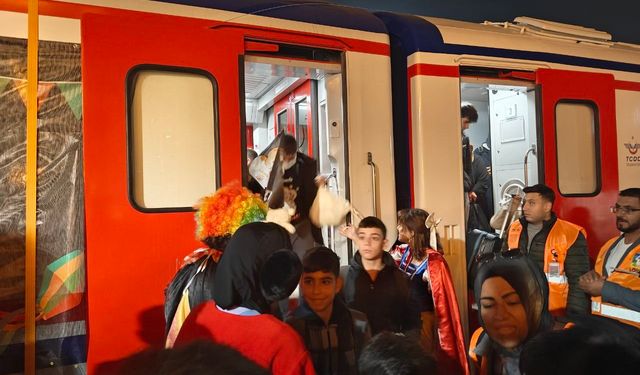 Lösemi savaşçıları Umut Treni ile Kayseri’ye geldi
