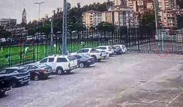 Maçta gol atmak isterken potaya basket attı