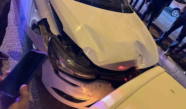 Mardin'de maddi hasarlı trafik kazası