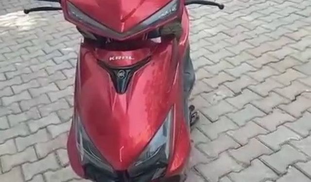 Park halindeki motosiklet çalındı