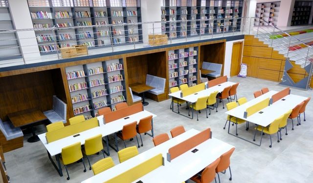 Patnos ilçe halk kütüphanesi’nde son aşamaya gelindi