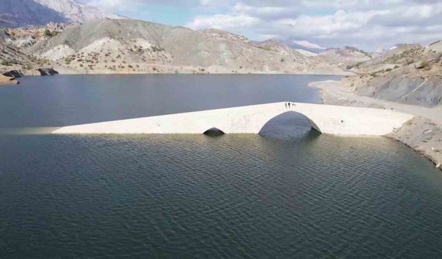 Roma dönemine ait altınlı köprüsü sular altında kalıyor