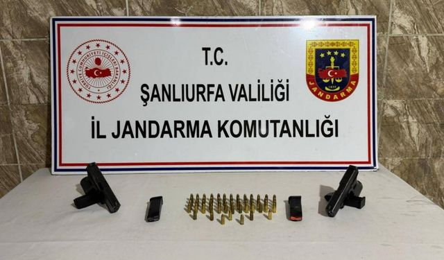 Şanlıurfa’da 5 ruhsatsız silah ele geçirildi