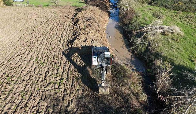 Sinop'ta dere taşkınlarına müdahale