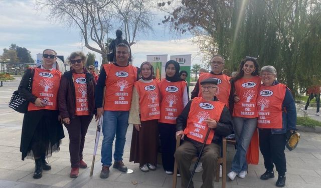 Sinop’ta toprağa saygı yürüyüşü