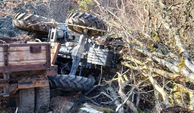 Sinop'ta traktör kazası: 3 yaralı