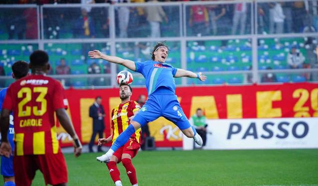 Trendyol Süper Lig: Çaykur Rizespor: 0 - Kayserispor: 1 (Maç sonucu)