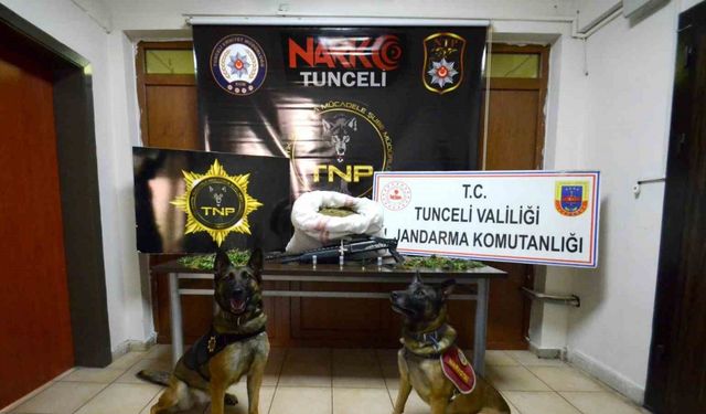 Tunceli merkezli 3 ilde uyuşturucu operasyonu: 23 kilo esrar ele geçirildi