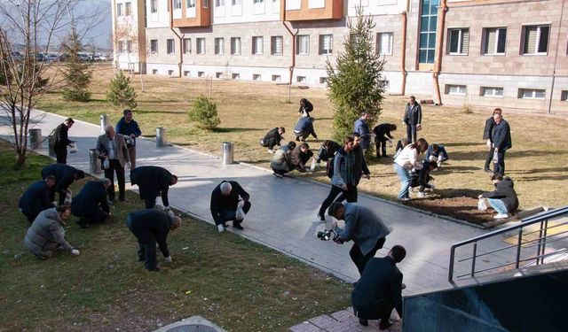 Üniversite yönetiminden çevre duyarlılığı mesajı