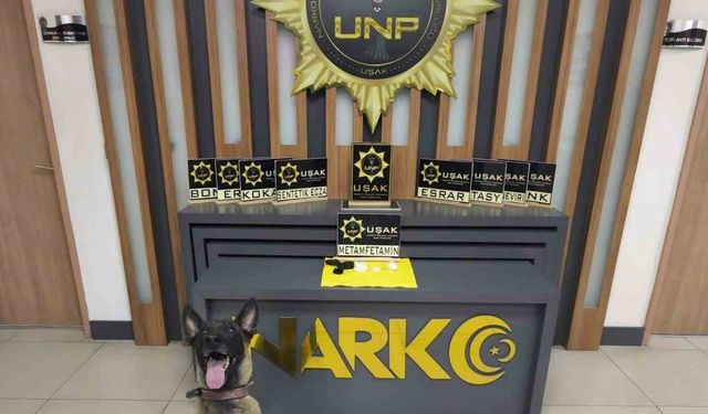 Uşak’ta otomobillerde uyuşturucu ele geçirildi