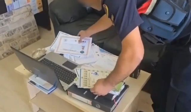 Ustalıktan kalfalığa, ehliyetten SRC’ye kadar sahte belge hazırlamışlar:  7 tutuklama