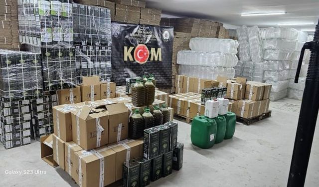 3 ton zeytinyağından 23 ton sahte zeytinyağı yaptılar