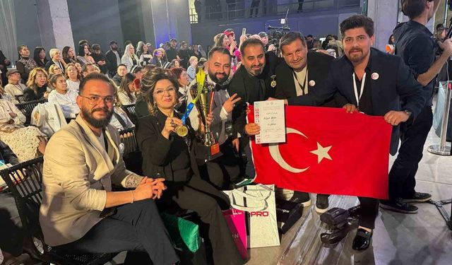 Acıpayamlı kadın kuaför Asian Global Cup 2025 birincisi oldu