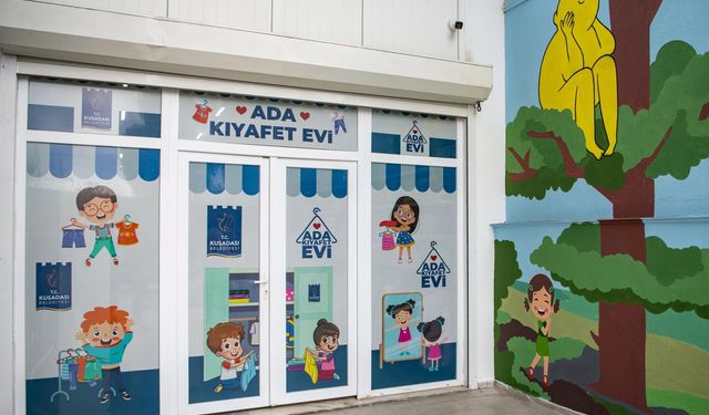 Ada Kıyafet Evi Kuşadası'nda dayanışmanın örneği oluyor